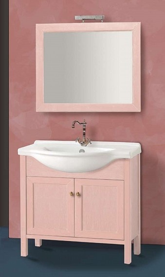 МДФ шкафчета за баня Ariadne 88 Pink