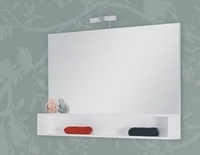 Горен шкаф за баня с огледало Jana White