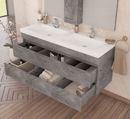 МДФ долен шкаф за баня Luxus 120 Granite