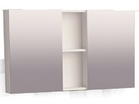 Горен огледален шкаф Боила 100x14x60 см