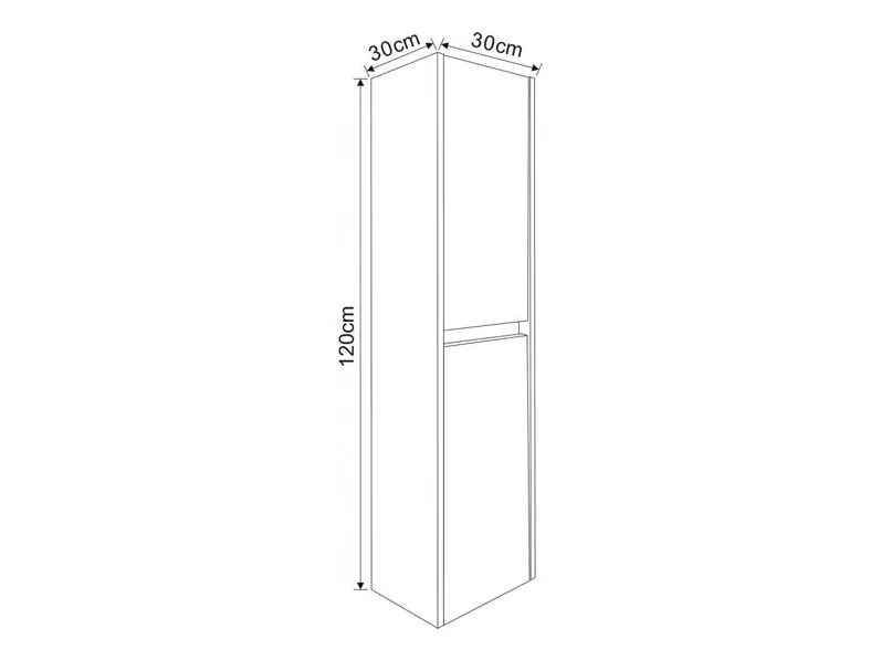 Колона за баня ICP 3012 Wooden (1)