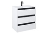 Стилен шкаф за баня Unik White Glossy 70.5см