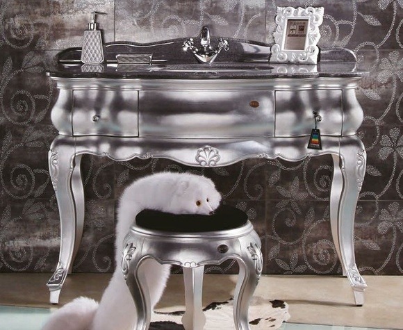 Долен шкаф за баня Imperia Silver